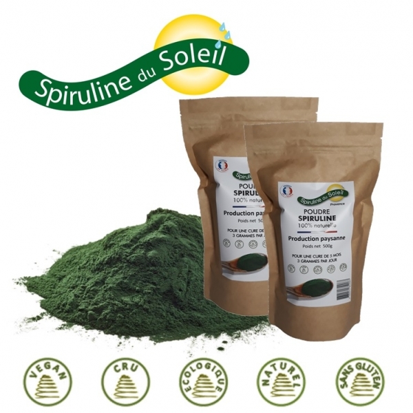 Sac de spiruline Poudre (1 kg)
